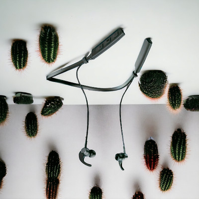 QPG STORE Rokerz 235 Pro Wireless Bluetooth Neckband(0.2687 Bluetooth(Black, In the Ear)
