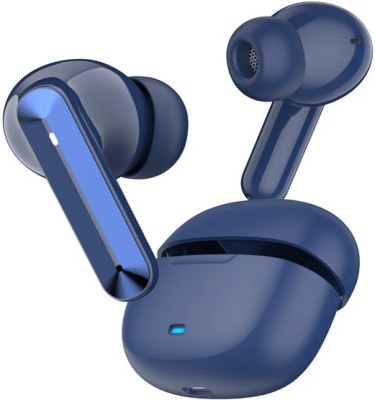 BRSS HYDRO A3 Pro with ENC, 45 Hr Playback, 13mm Drivers, Rich Bass, Fast Charging Bluetooth Gaming(Blue, In the Ear)