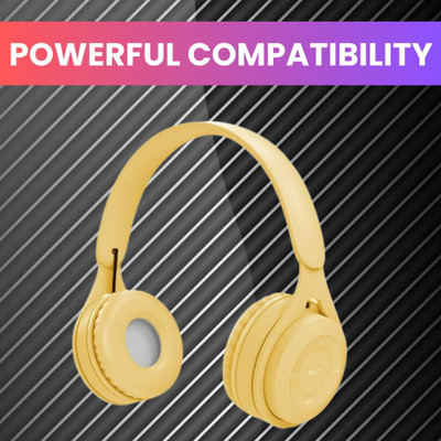 SACRO Y08 Wireless (Portable Bluetooth Headphone)Support Mic/SDCard, Hi Bass SoundE278 Bluetooth(Multicolor, On the Ear)