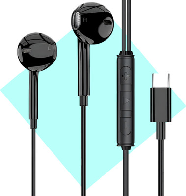 Yildiz BassHeads 100 Wired Earphones with Mic For One_Plus Nord 4/CE/2T/CE3/10T[41] Wired(Black, In the Ear)