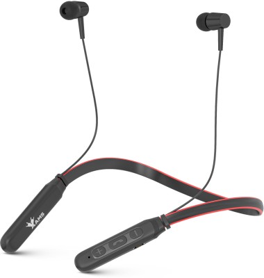 AAMS 101 in-Ear Bluetooth 5.2 Neckband,Upto 60Hrs Playtime, Magnetic Earbud, with Mic Bluetooth(Black, Red, In the Ear)