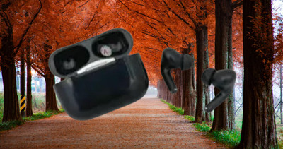 JQVA TWS Pro True Wireless Earbuds with Mic & Charging Case – Obsidian Black Bluetooth(Black, In the Ear)