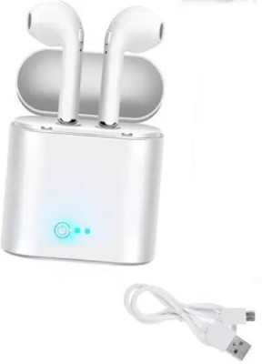 Motile i7s Truly Wireless Bluetooth in Ear Earbuds with Mic (White) Bluetooth(White, True Wireless)