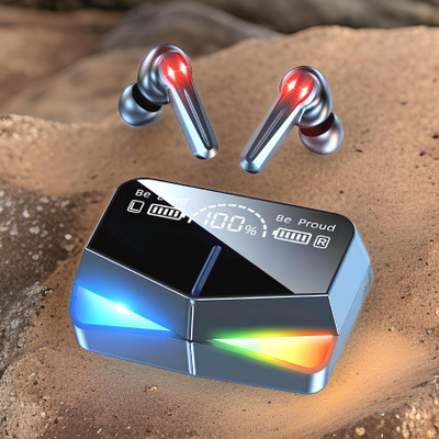 YAROH M28 (Earbuds) DeepBass Pro (Bluetooth Headset) with Enhanced Sound ClarityTR346 Bluetooth(Multicolor, In the Ear)