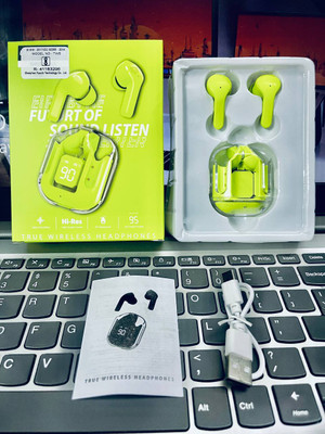 NKL New Superab Design UltraPods Buds With Charging Case 821 Bluetooth(Green, True Wireless)