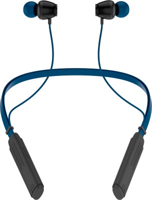 XUOP New 2024 BLAST SOUND NB52+Pro Neckband Wireless With Mic Headphones/Earphones Bluetooth & Wired Gaming(Blue, black, In the Ear)