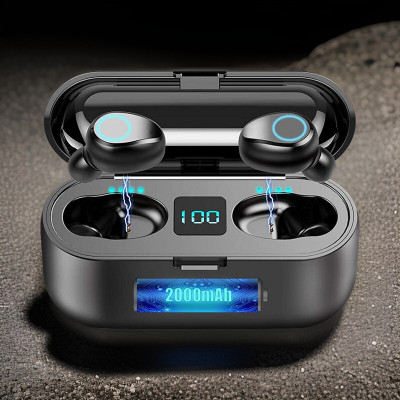 YAROH J52_F9 48-Hour Playback TWS: HD Sound, Touch Controls, Water Resistant Bluetooth(Black, In the Ear)