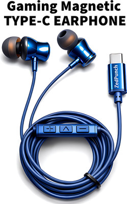 ZedPunch Gaming Type-C Magnetic Wired Earphones With Mic & 3 Button Control USB-C Devices Wired Gaming deal from flipkart ZedPunch Gaming Type-C Magnetic Wired Earphones With Mic & 3 Button Control USB-C Devices Wired Gaming deal from flipkart