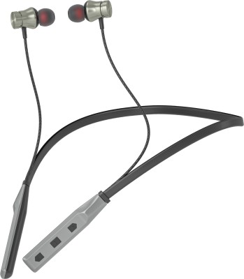 XUOP New 2023 DHAMAAKA BASS S-120Pro Neckband Wireless With Mic Headphones/Earphones1 Bluetooth Headset(Grey, In the Ear)
