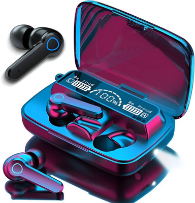 Mid Light M19 True Wireless Earbuds with Touch Sensor Bluetooth Gaming(Black, In the Ear)