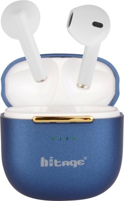 Hitage TWS-78 Flora Series Earbuds Bluetooth V5.3 Touch Operation 10 mm Driver Bluetooth Headset(DEEP Blue, True Wireless)