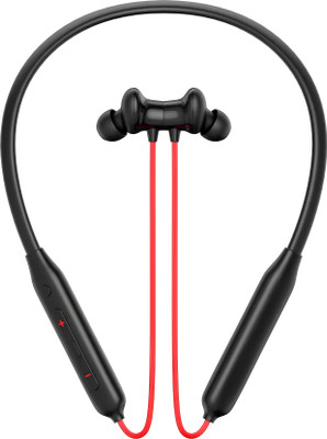 GREE MATT Z2 ANC Magnetic Sensor ON/OFF Bullets Wireless Neckband, Fast Charging Bluetooth(Black, Red, In the Ear)