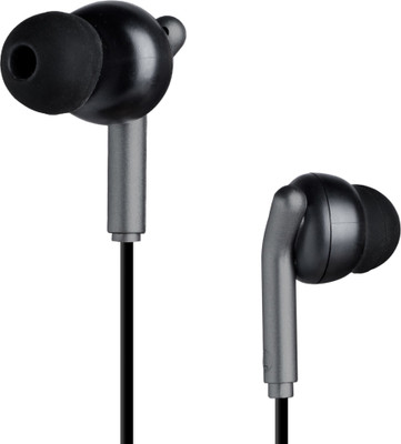 ZEBRONICS ZEB-BRO, With In-Line MiC, 3.5mm Jack, 10mm drivers, Compatible for Phone/Tablet Wired(Black, In the Ear)