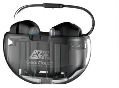 GEARZTOUCH Wireless Buds Stereo Calling Earbuds with Mic,Up to 6 Hours Playtime Bluetooth(Black, True Wireless)