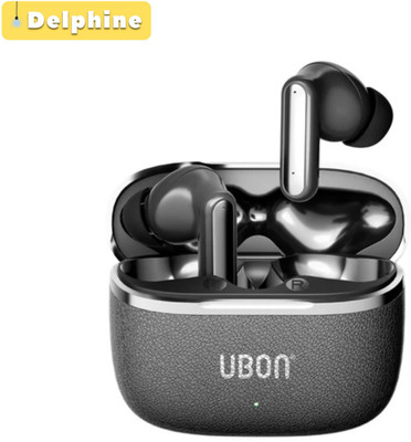 delphine Bluetooth earbuds J27 Air with 36h playtime touch control Wireless Earbuds Bluetooth(Black, In the Ear)