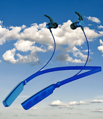 GPQ STORE Rokerz 235 Pro Wireless Bluetooth Neckband(B.0.462 Bluetooth(Blue, In the Ear)
