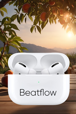 BeatFlow Earbuds Pro 2 (2nd generation) With Wireless Charging Case, ANC 06 (USB-C) Bluetooth(White, True Wireless)