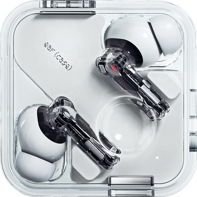Nothing Ear (2) With Dual Chamber Sound, Hi-res Audio, Smart ANC And Dual Connection Bluetooth Headset  (White, True Wireless) For Rs. 7199 @ 45 %