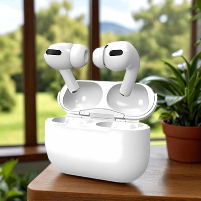 JQVA Earbuds Advance ANC Enabled & Touch Mic Bluetooth(White, True Wireless)