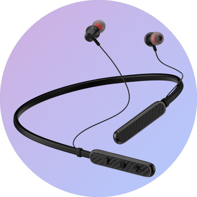 E EARBOUT XEWISS Bluetooth 5.0 Earbuds Sports Neckband Bluetooth & Wired(Black, In the Ear)
