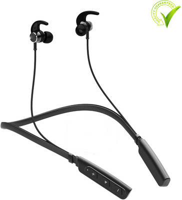 The HomeHut Wireless Headset Upto 24Hr Long Life Battery with Incoming Call Vibration Bluetooth(Black, In the Ear)