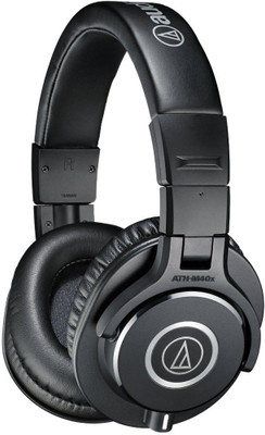 audio-technica ATH-M40X Professional Monitor Wired without Mic(Black, On the Ear)