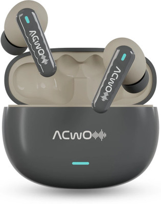 ACwO 727 v2 Bluetooth(Grey, True Wireless)