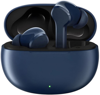 DUJE BT-110 in The Ear Upto 38 Hours Playtime,with AI ENC for calls&Deep Bass-37 Bluetooth(Blue, True Wireless)