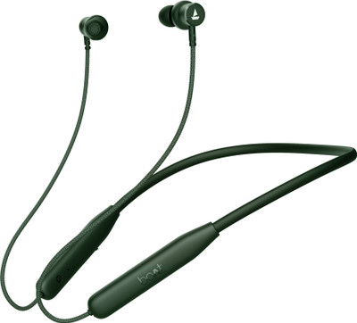 boAt Rockerz 110 with 40 HRS Playback, ENx Technology, Beast Mode & ASAP Charge Bluetooth(Fern Green, In the Ear)