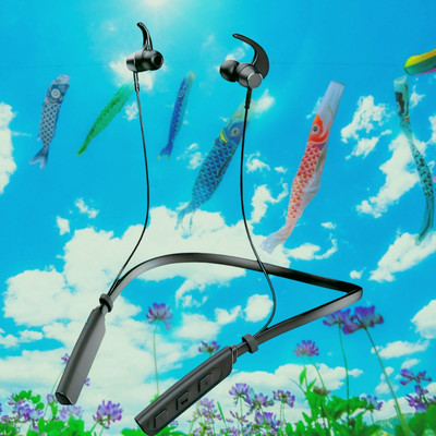 GPQ STORE Rokerz 235 Pro Wireless Bluetooth Neckband(0.2333 Bluetooth(Black, In the Ear)