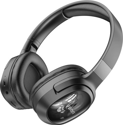 delphine HP-705 Beast v5.3 Wireless Headphones with 30 hours playtime Bluetooth(Black, On the Ear)