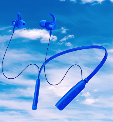 GPQ STORE Rokerz 235 Pro Wireless Bluetooth Neckband(0B.189 Bluetooth(Blue, In the Ear)