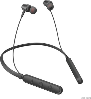 Zusix Dhamaka 140 - Comfort Fit with 48 Hours Music Time Wireless Neckband Bluetooth(Black, In the Ear)