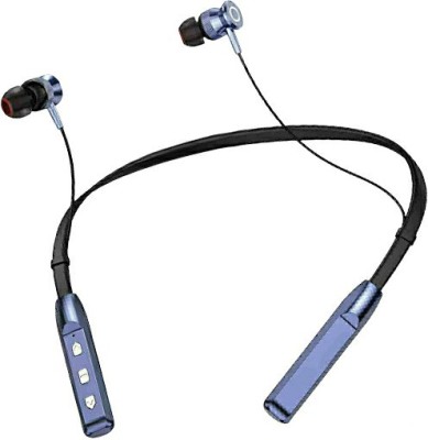 ROKAVO Shaining neckband wireless headphone headset earphone earbuds colar neckband Bluetooth Headset(Black, Blue, Multicolor, In the Ear)