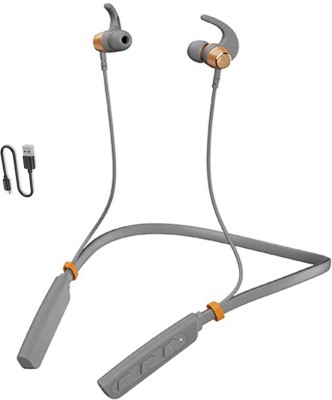 TEQIR Super Sound Deep Bass with Mic, Noise Cancellation Headset Bluetooth Gaming Headset(Grey, In the Ear)