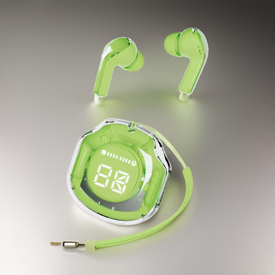 YAROH UltraPods Pro TWS Transparent Bluetooth Earbuds with Noise-Canceling 91 Bluetooth(Multicolor, In the Ear)