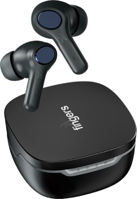 FINGERS Go-Crystal Bluetooth Headset(Rich Black, In the Ear)