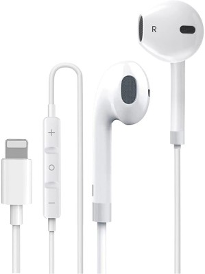 MARS New 2023 Wired Earphone High Bass For iPhone 13 12 11 Pro Max Mini SE Wired Headset(White, In the Ear)