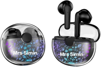 Mrs Simin Flash Wireless Earbuds| IPX Truly Wireless |30hrs Best Low Latency Gaming TWS Bluetooth Headset(Black, In the Ear)