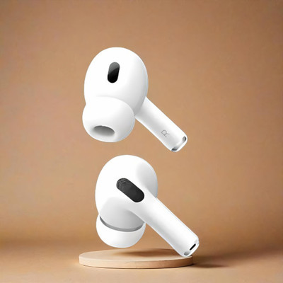 JQVA Earbuds Ultra Touch Mic & Sound Boost Bluetooth(White, True Wireless)