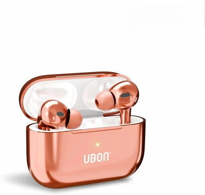 delphine BassPlus Wireless Earbuds With Noise Cancellation Bluetooth(Rose Gold, In the Ear)