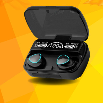 SKYPHR S10 Wireless Earbuds TWS 5.1 Dual LED Digital Display Ear Earphones M10-26 Bluetooth(Black, In the Ear)