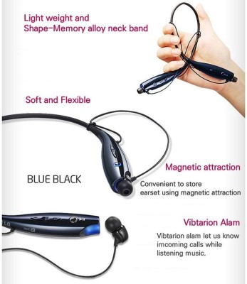 Clairbell TEJ_453Q_HBS 730 Neck Band Bluetooth Headset Bluetooth Headset(Multicolor, In the Ear)
