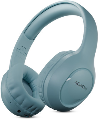 ACwO TwISTER 313 Bluetooth & Wired(Pastel Blue, On the Ear)