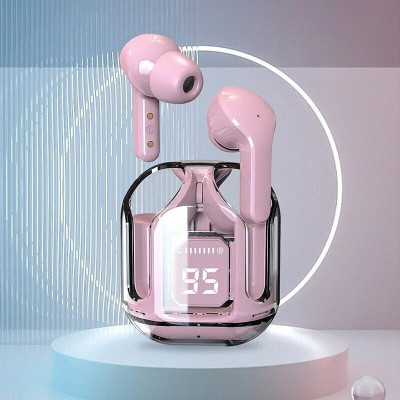 SAIBABA Exclusive TWS T2 Wireless Earbuds with 1500Mah Powerbank & ASAP charge ANC B50 Bluetooth(Pink, True Wireless)