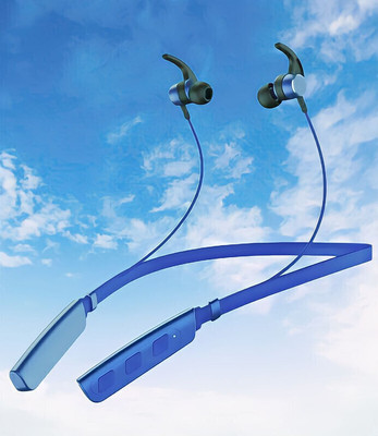 GPQ STORE Rokerz 235 Pro Wireless Bluetooth Neckband(B.0.427 Bluetooth(Blue, In the Ear)