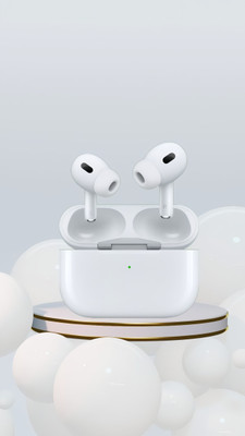 Morxt Airpodx pro 2 MX125 Badshah Upto 36 Hours Playtime* Fast Charging -USB-C Bluetooth(White, On the Ear)