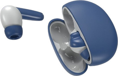 One7 ON-TWS-37 Wireless TWS Earbuds 38H Battery Backup ENC Mic Noise Cancellation Bluetooth(Blue, In the Ear)