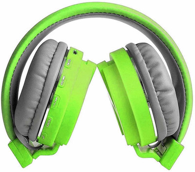 HIFY CALLING COMPATIBLE HEADPHONE Bluetooth(Green, On the Ear)