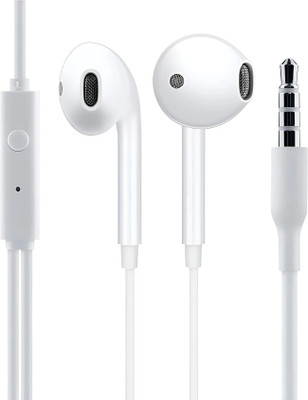 ULTRADART 3.5MM Deep Bass For O_PPO Reno Series HF003 Wired Gaming(WHITE AND GREEN, In the Ear)